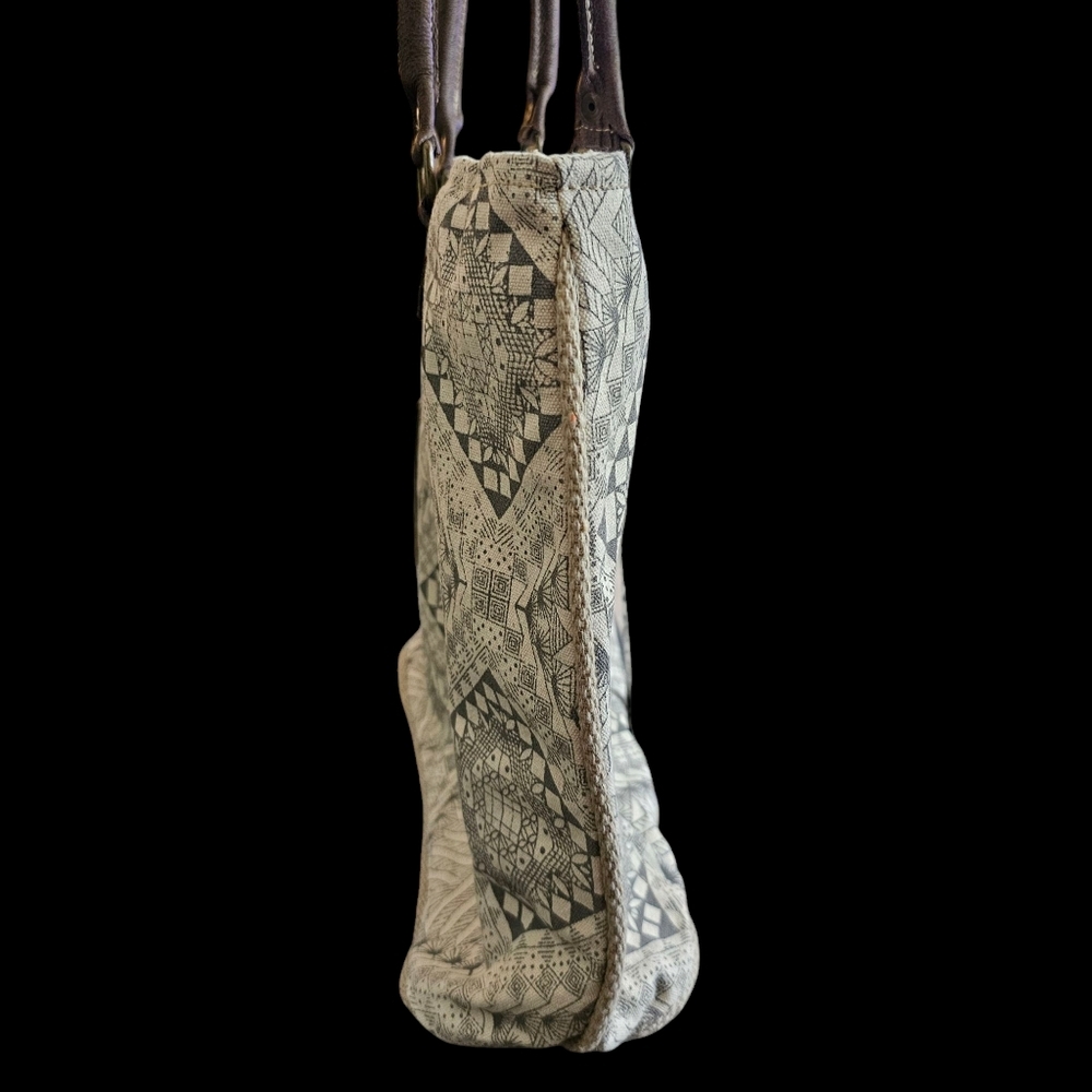 Myra Artisan Canvas Tote Bag - Picture 6 of 11